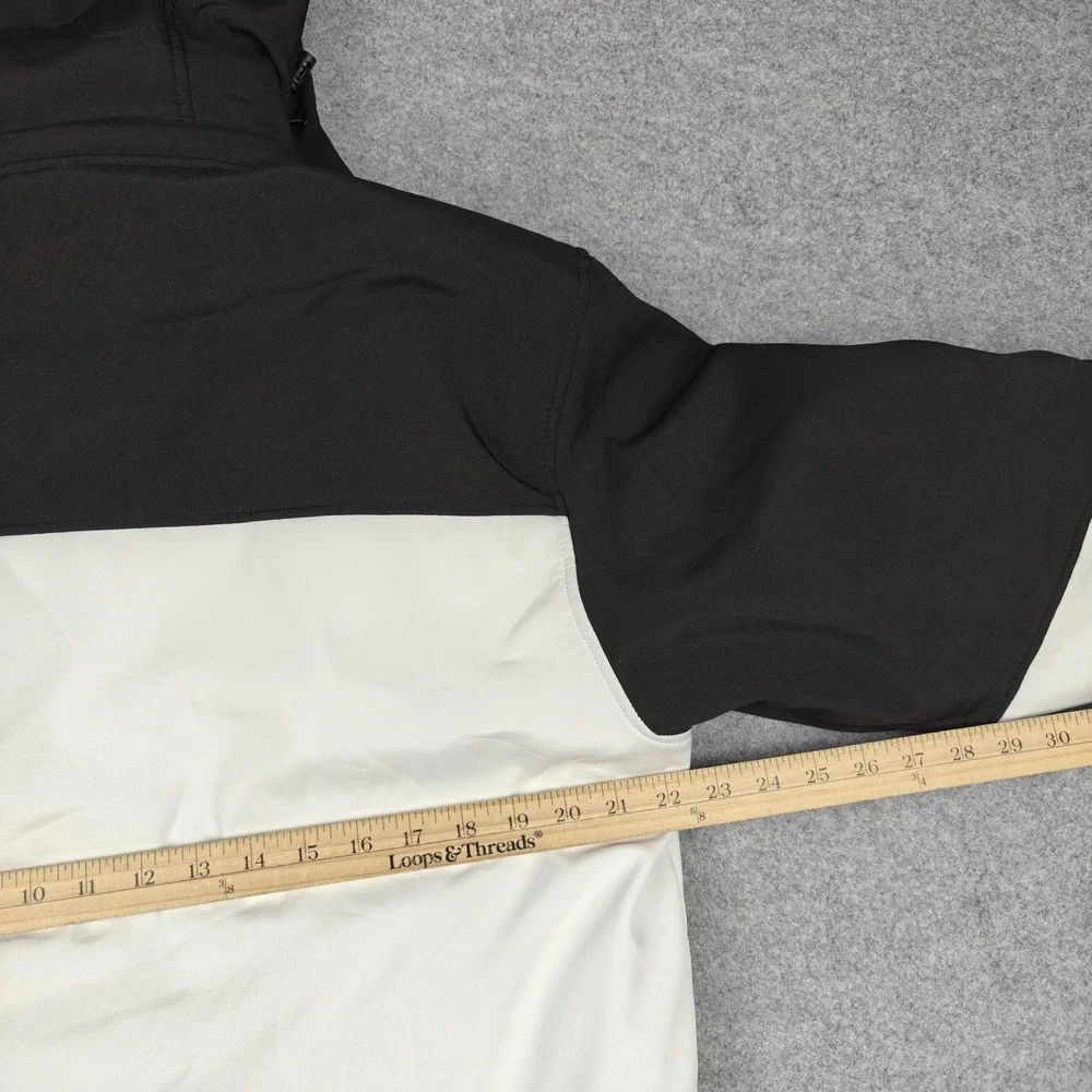 Reebok Jacket Mens Medium Black Gray 3-in-1 Hooded‎ Soft Shell Insulated Parka